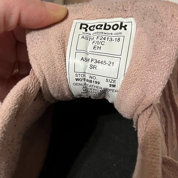 Reebok Harman Work EH Comp Toe Work Safety Sneakers | Pink | Size 9 - Picture 8 of 8